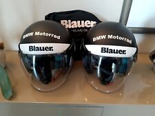 Caschi  Blauer moto jet FIBRA POD Stripes, taglie XL e M, usati solo 3 volte, 