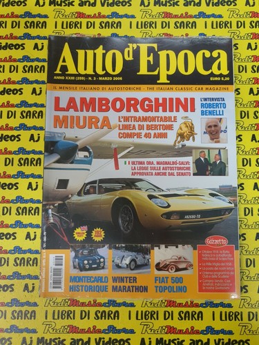 Rivista auto epoca anno - rivista,