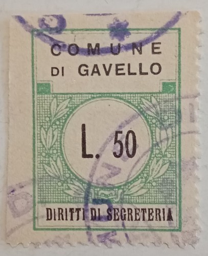 Gavello marca bollo - gavello(ro),