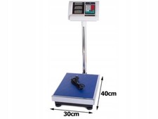 BILANCIA PIATTAFORMA ELETTRONICA DIGITALE 100KG  CON DISPLAY LCD RETROILLUMINATO