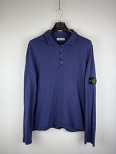 Blue Stone Island Vintage Polo
