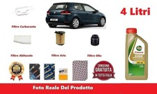 Kit Filtri Tagliando + Olio Castrol 5w30 per VW Golf VI 1.4 TSI 90 Kw 122 Cv