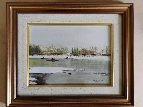 Quadro olio italia - quadro, xx