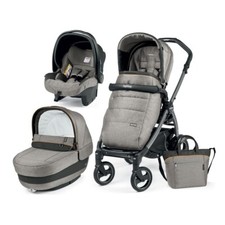Peg Perego Book 51 S passeggino, carrozzina, Ovetto e Borsa + Supporto Isofix
