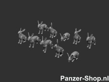 10X Conigli, Scala N, 1:87