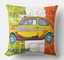 CUSCINO 40x40 TRIBUTO FIAT 500