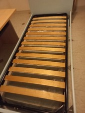 Letto con rete e materasso memory a una piazza 90x190