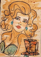Pin up anni '50 - Disegno