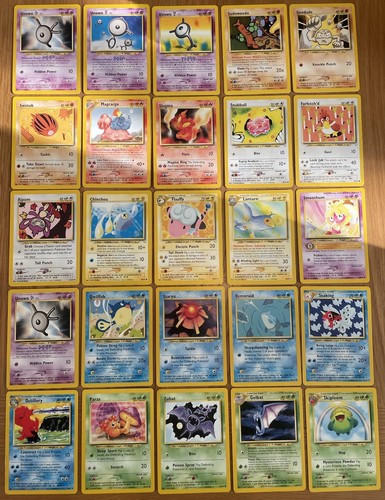 Pokémon tcg x25 - tcg, neo