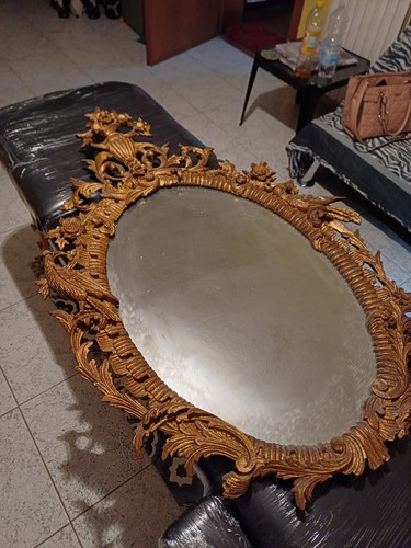Specchio antico grande vetro - specchio,