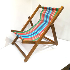 Sdraio vintage in legno