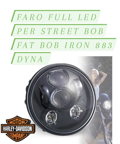 Led motorcycle headlight - motorcycle, h4