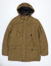Giacca parka uomo marrone con