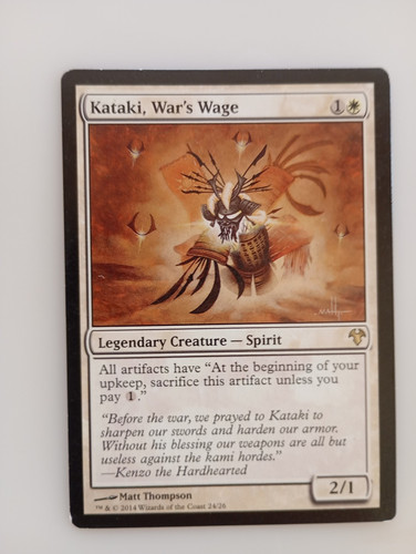 Kataki war wage mtg - wage,