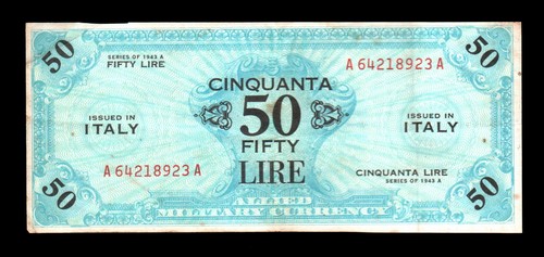 Banconota ocupazione 50 - banconota,