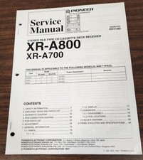 Pioneer XR-A800/A700