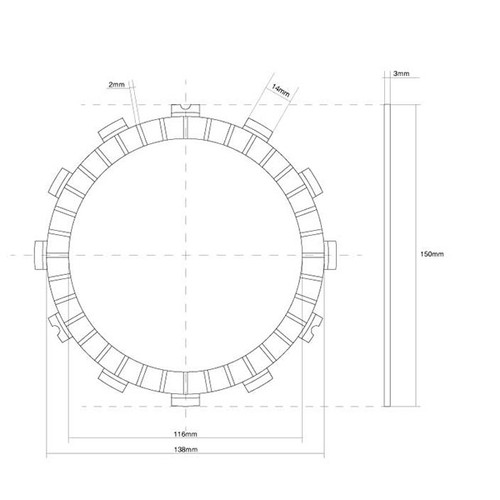 C5ca3acd70 frizione disco - ms-c5ca3acd70,