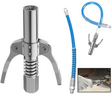 INGRASSATORE X TESTINE DI INGRASSAGGIO DI MACCHINARI A DOPPIA LEVA + TUBO FLESS-