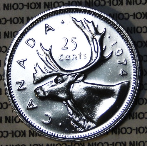Canada 1974 cent 25c - sp,