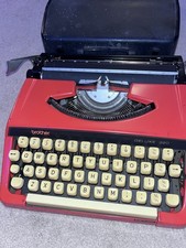 Vintage BROTHER Deluxe 220 Red