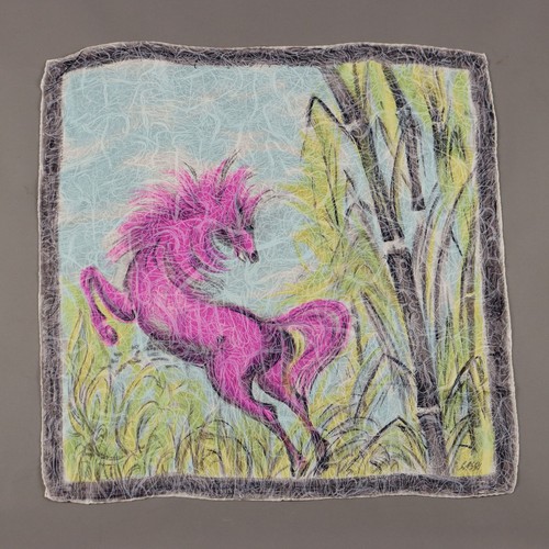 Foulard aligo sassu - sassu, vintage