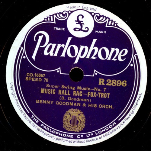 Benny goodman orch music - benny,