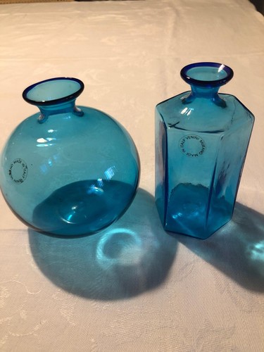 Venini coppia vasi azzurri - venini,