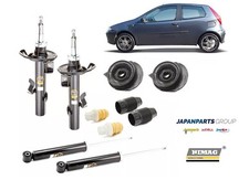 AMMORTIZZATORI + SUPPORTI + TAMPONI PER FIAT PUNTO 188 1.2 1.3 1.4