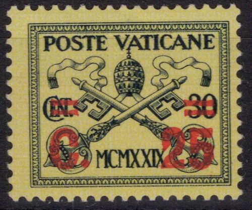 Vaticano 1931 stemma giallino - vaticano,