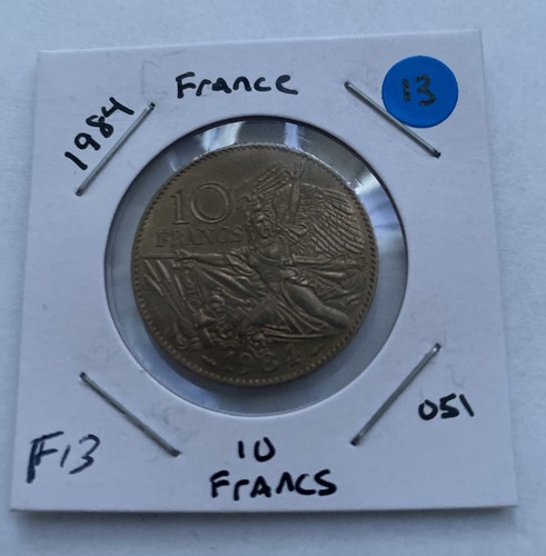 Moneta franchi francia 1984 - 10,