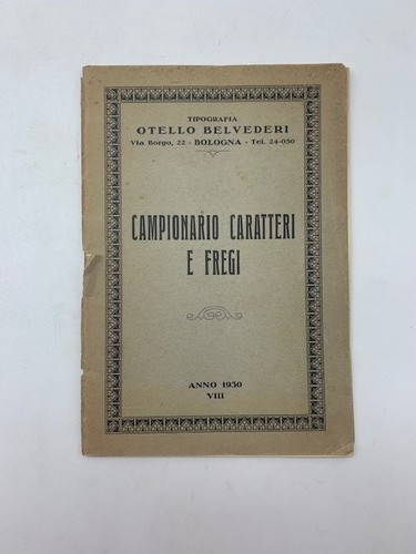 Tipografia otello belvederi - otello,