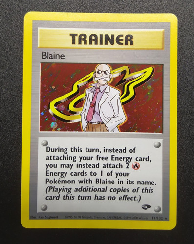 Blaine holo 132 - blaine, 17/132