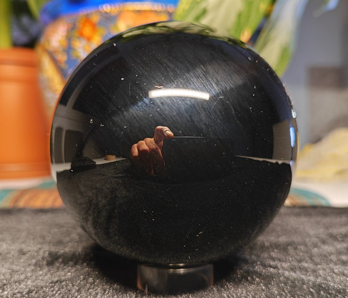 Sfera cristallo 1300g 98mm - di,