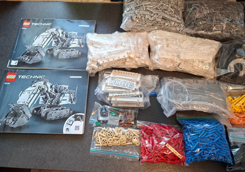 Lego technic liebherr - liebherr, bagger