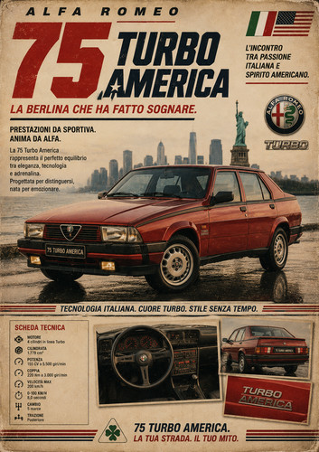 Poster alfa romeo - alfa, turbo