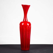 vaso-in-vetro-rosso-home-decor-lavorato-a-mano