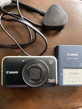CANON POWERSHOT SX210 IS BLACK 14MP eccellente++ fotocamera digitale 14x superba
