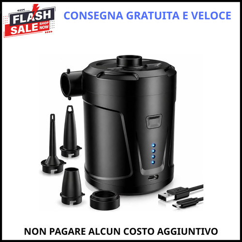 Suppou pompa elettrica - suppou, 5200mah