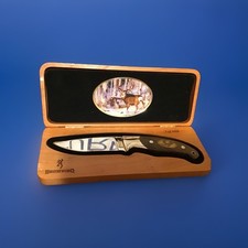 Coltello Cervo Mulo Browning Hunt Serie Heritage Modello 31 Edizione Limitata USATO