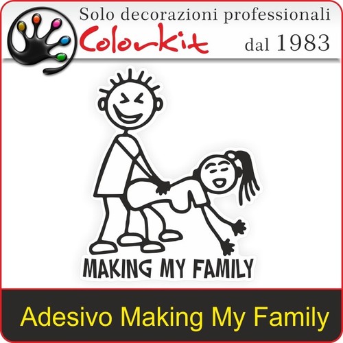 Adesivo making family - my, su
