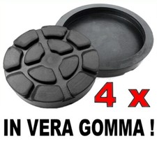 4 PEZZI TAMPONI D 123 mm per PONTI SOLLEVATORI 2 COLONNE ravaglioli GOMMA EXTRA