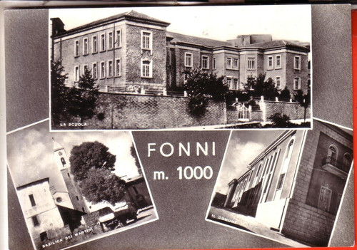 Cartolina fonni b n - cartolina,