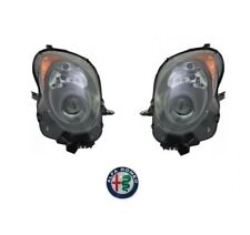 COPPIA PROIETTORE FARO FARI FANALI ALFA ROMEO MITO PARABOLA NERA 2008 AL 2020