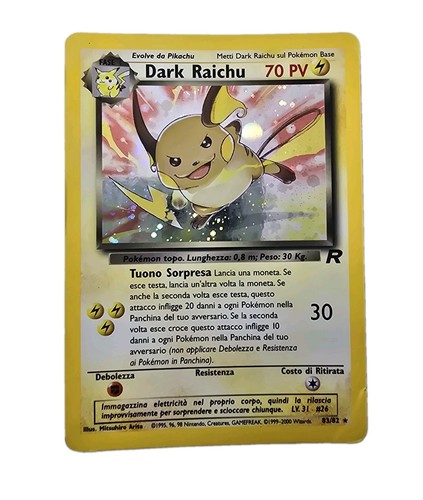 Pokemon dark raichu rara - dark,