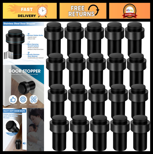 Set fermaporta acciaio inox - set,