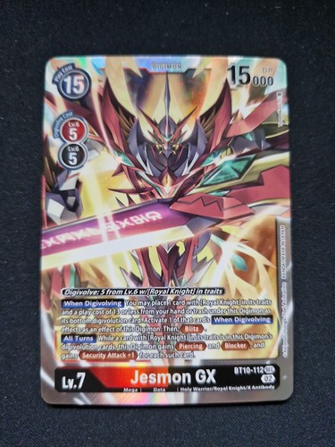 Digimon jesmon bt10 112 sec - digimon, gx