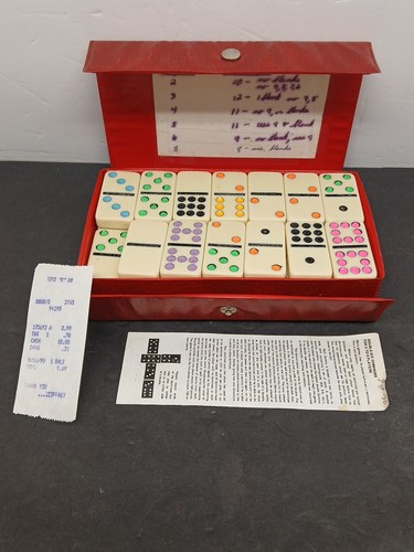 Vintage double nine dominoes - nine,