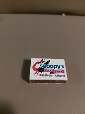 Fiammiferi Discoteca Snoopy Modena Anni 80 Vasco Rossi