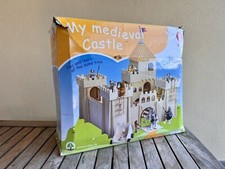 WANJU Castello Medievale in legno giocattolo per bambini