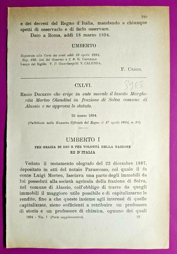 Solva regio decreto - solva,regio,